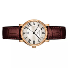 Load image into Gallery viewer, Tissot Carson Premium Lady Silver Dial Brown Leather Strap Watch For Women - T122.210.36.033.00