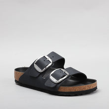 Load image into Gallery viewer, BIRKENSTOCK ARIZONA BIG BUCKLE 1011074 BLACK OILED
