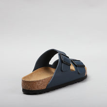 Load image into Gallery viewer, BIRKENSTOCK - ARIZONA 51151 - BLUE NATURAL LEATHER
