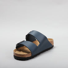 Load image into Gallery viewer, BIRKENSTOCK - ARIZONA 51151 - BLUE NATURAL LEATHER