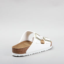 Load image into Gallery viewer, BIRKENSTOCK - ARIZONA 1005293 - PATENT WHITE SANDALS
