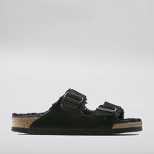 Load image into Gallery viewer, BIRKENSTOCK - ARIZONA 752661 - BLACKSUEDE / SHEARLING