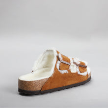 Load image into Gallery viewer, BIRKENSTOCK - ARIZONA SHEARLING 1001128 - MINK SUEDE LEATHER