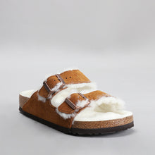 Load image into Gallery viewer, BIRKENSTOCK - ARIZONA SHEARLING 1001128 - MINK SUEDE LEATHER