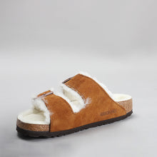 Load image into Gallery viewer, BIRKENSTOCK - ARIZONA SHEARLING 1001128 - MINK SUEDE LEATHER
