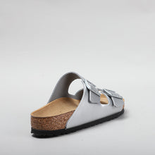 Load image into Gallery viewer, BIRKENSTOCK - ARIZONA 1012282 - SILVER SANDALS