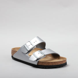 BIRKENSTOCK - ARIZONA 1012282 - SILVER SANDALS
