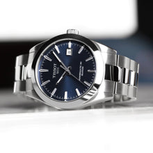 Load image into Gallery viewer, Tissot Gentleman Blue Dial Silver Steel Strap Watch For Men - T127.410.11.041.00