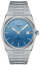 Load image into Gallery viewer, Tissot PRX Powermatic 80 Gradient Blue Dial Silver Steel Strap Watch for Men - T137.407.11.351.01