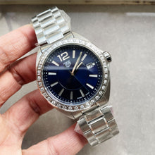 Load image into Gallery viewer, Tag Heuer Formula 1 Diamonds Blue Dial Silver Steel Strap Watch for Women - WBJ1416.BA0664