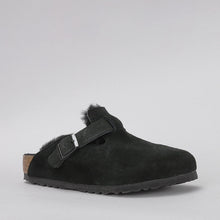 Load image into Gallery viewer, BIRKENSTOCK - BOSTON CLOGS - SHEARLING BLACK