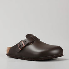 Load image into Gallery viewer, BIRKENSTOCK - BOSTON 60101 - DARK BROWN SMOOTH LEATHER