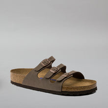 Load image into Gallery viewer, BIRKENSTOCK FLORIDA 53881 MOCCA LEATHER SFB