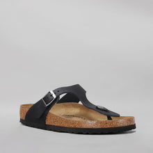 Load image into Gallery viewer, BIRKENSTOCK - GIZEH 845251 - BLACK OILED LEATHER