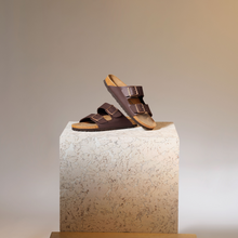 Load image into Gallery viewer, BIRKENSTOCK - ARIZONA 51703 - DARK BROWN NARROW