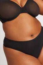 Load image into Gallery viewer, Cloud Cotton Thong in Black (Pack)