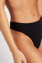Load image into Gallery viewer, Cloud Cotton Thong in Black (Pack)