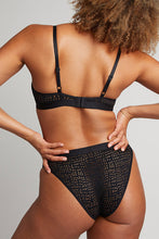Load image into Gallery viewer, Eyelet Lace Cutout Bra in Black