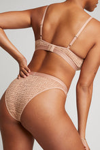Load image into Gallery viewer, Eyelet Lace Cutout Bra in Buff
