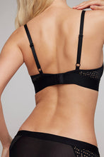 Load image into Gallery viewer, Eyelet Lace Triangle Bra in Black