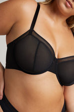 Load image into Gallery viewer, Sieve Balconette Bra in Black