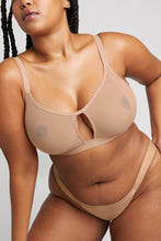 Load image into Gallery viewer, Sieve Cutout Bra in Buff