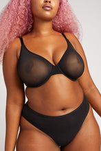 Load image into Gallery viewer, Sieve Demi Bra in Black