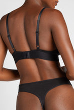 Load image into Gallery viewer, Sieve Triangle Bra in Black