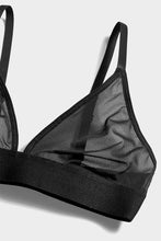 Load image into Gallery viewer, Sieve Triangle Bra in Black