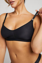 Load image into Gallery viewer, Silky Nursing Bra in Black