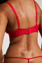 Load image into Gallery viewer, Glacé Triangle Bra in Cerise