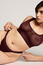 Load image into Gallery viewer, Sieve Bra Top in Garnet