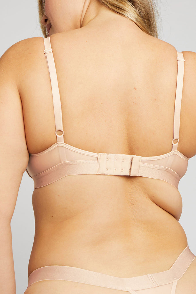 Silky Nursing Bra in Peach