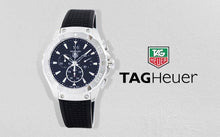 Load image into Gallery viewer, Tag Heuer Aquaracer Chronograph Black Dial Black Rubber Strap Watch for Men - CAY1110.FT6041
