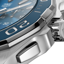 Load image into Gallery viewer, Tag Heuer Aquaracer Blue Dial SIlver Steel Strap Watch for Men - CAY111B.BA0927