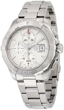 Load image into Gallery viewer, Tag Heuer Aquaracer Caliber 16 Automatic Chronograph White Dial Silver Steel Strap Watch for Men - CAY2111.BA0927
