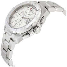 Load image into Gallery viewer, Tag Heuer Aquaracer Caliber 16 Automatic Chronograph White Dial Silver Steel Strap Watch for Men - CAY2111.BA0927