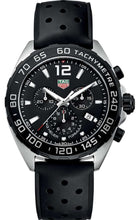 Load image into Gallery viewer, Tag Heuer Formula 1 Black Dial Black Leather Strap Watch for Men - CAZ1010.FT8024