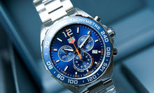 Load image into Gallery viewer, Tag Heuer Formula 1 Chronograph Blue Dial Silver Steel Strap Watch for Men - CAZ1014.BA0842