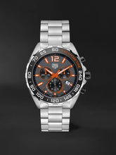 Load image into Gallery viewer, Tag Heuer Formula 1 Chronograph Ceramic Black Dial Silver Steel Strap Watch for Men - CAZ101AH.BA0842