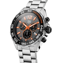 Load image into Gallery viewer, Tag Heuer Formula 1 Chronograph Ceramic Black Dial Silver Steel Strap Watch for Men - CAZ101AH.BA0842