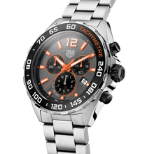 Load image into Gallery viewer, Tag Heuer Formula 1 Chronograph Ceramic Black Dial Silver Steel Strap Watch for Men - CAZ101AH.BA0842