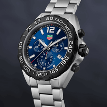 Load image into Gallery viewer, Tag Heuer Formula 1 Chronograph Blue Dial Silver Steel Strap Watch for Men - CAZ101AV.BA0842