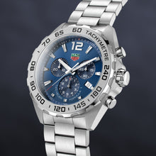 Load image into Gallery viewer, Tag Heuer Formula 1 Chronograph Blue Dial Silver Steel Strap Watch for Men - CAZ101K.BA0842