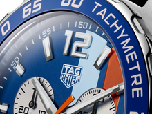 Load image into Gallery viewer, Tag Heuer Formula 1 Gulf Edition Blue Dial Blue Leather Strap Watch for Men - CAZ101N.FC8243