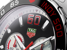 Load image into Gallery viewer, Tag Heuer Formula 1 Indy 500 Special Edition Black Dial Silver Steel Strap Watch for Men - CAZ101V.BA0842