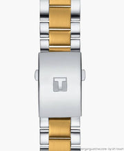 Load image into Gallery viewer, Tissot T Sport Chrono XL Classic Gold Dial Two Tone Steel Strap Watch for Men - T116.617.22.021.00