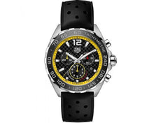 Load image into Gallery viewer, Tag Heuer Formula 1 Chronograph Black Dial Black Rubber Strap Watch for Men - CAZ101AC.FT8024
