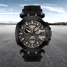 Load image into Gallery viewer, Tissot T Race Chronograph Anthracite Black Dial Black Silicone Strap Watch For Men - T115.417.37.061.03