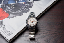 Load image into Gallery viewer, Seiko Presage Sharp Edged Series Automatic GMT Champagne Dial Silver Steel Strap Watch For Men - SPB273J1